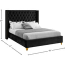  Color_Black  Size_Full  -- Meridian Barolo Upholstered Panel Bed IMAGE 8