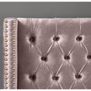  Color_Pink  Size_King  -- Barolo Pink Velvet Upholstered King Bed IMAGE 7