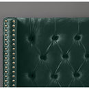  Color_Green  Size_Twin  -- Barolo Green Velvet Upholstered Twin Bed IMAGE 3