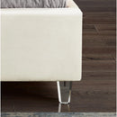  Color_Cream  Size_Full  -- Candace Cream Velvet Upholstered Full Bed IMAGE 6