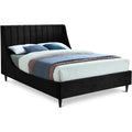  Color_Black  Size_Full  -- Meridian Eva Upholstered Panel Bed IMAGE 1