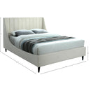  Color_Cream  Size_Full  -- Eva Cream Velvet Upholstered Full Bed IMAGE 8