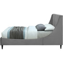  Color_Grey  Size_Queen  -- Eva Grey Velvet Upholstered Queen Bed IMAGE 5