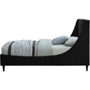  Color_Black  Size_Twin  -- Eva Black Velvet Upholstered Twin Bed IMAGE 5