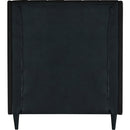  Color_Black  Size_Twin  -- Eva Black Velvet Upholstered Twin Bed IMAGE 6
