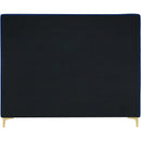 Meridian Geri Navy Velvet Queen Bed IMAGE 11