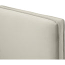 Meridian Geri Cream Velvet Twin Bed IMAGE 13