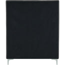 Meridian Geri Grey Velvet Twin Bed IMAGE 12