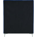 Meridian Geri Navy Velvet Twin Bed IMAGE 12