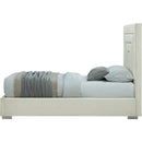  Color_Cream -- Meridian Nora Upholstered Panel Bed IMAGE 10