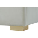  Color_Cream -- Meridian Nora Upholstered Panel Bed IMAGE 11