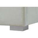  Color_Cream -- Meridian Nora Upholstered Panel Bed IMAGE 12