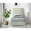  Color_Cream -- Meridian Nora Upholstered Panel Bed IMAGE 8