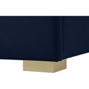  Color_Navy -- Nora Navy Velvet Upholstered Twin Bed IMAGE 11