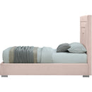  Color_Pink -- Nora Pink Velvet Upholstered Twin Bed IMAGE 10