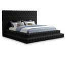  Color_Black  Size_King  -- Meridian Revel Upholstered Panel Bed IMAGE 1