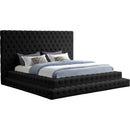 Meridian Revel King Upholstered Platform Bed RevelBlack-K IMAGE 1