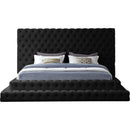  Color_Black  Size_King  -- Meridian Revel Upholstered Panel Bed IMAGE 3