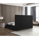  Color_Black  Size_King  -- Meridian Revel Upholstered Panel Bed IMAGE 6