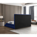  Color_Navy  Size_King  -- Revel Navy Velvet Upholstered King Bed IMAGE 6