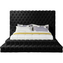  Color_Black  Size_Queen  -- Revel Black Velvet Upholstered Queen Bed IMAGE 3