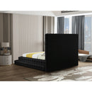  Color_Black  Size_Queen  -- Revel Black Velvet Upholstered Queen Bed IMAGE 6