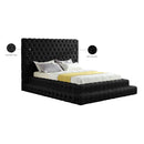  Color_Black  Size_Queen  -- Revel Black Velvet Upholstered Queen Bed IMAGE 9