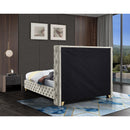  Color_Cream  Size_Full  -- Savan Cream Velvet Upholstered Full Bed IMAGE 13