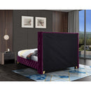  Color_Purple  Size_King  -- Savan Purple Velvet Upholstered King Bed IMAGE 13