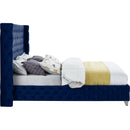  Color_Navy  Size_Queen  -- Savan Navy Velvet Upholstered Queen Bed IMAGE 10