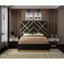  Color_Black  Size_King  -- Meridian Vector Upholstered Panel Bed IMAGE 4