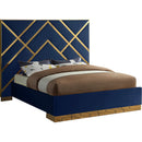Meridian Vector King Upholstered Platform Bed VectorNavy-K IMAGE 1