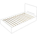  Color_Gold/ Pink  Size_Twin  -- Zara Pink Velvet Upholstered Twin Bed IMAGE 8