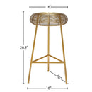 Color_Gold -- Meridian Tuscany Counter Height Stool IMAGE 7