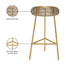  Color_Gold -- Meridian Tuscany Counter Height Stool IMAGE 8