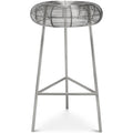  Color_Silver -- Tuscany Silver Iron Counter Stool IMAGE 1