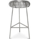  Color_Silver -- Tuscany Silver Iron Counter Stool IMAGE 1