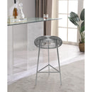  Color_Silver -- Tuscany Silver Iron Counter Stool IMAGE 2