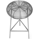  Color_Silver -- Tuscany Silver Iron Counter Stool IMAGE 5