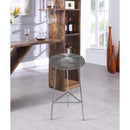  Color_Silver -- Meridian Tuscany Pub Height Stool IMAGE 2