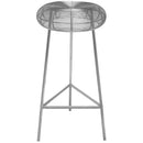  Color_Silver -- Meridian Tuscany Pub Height Stool IMAGE 3