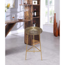  Color_Gold -- Tuscany Gold Iron Bar Stool IMAGE 2