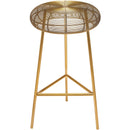  Color_Gold -- Tuscany Gold Iron Bar Stool IMAGE 3