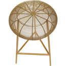  Color_Gold -- Tuscany Gold Iron Bar Stool IMAGE 5