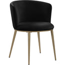  Color_Black/ Gold -- Meridian Skylar Dining Chair IMAGE 1