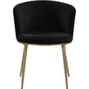  Color_Black/ Gold -- Meridian Skylar Dining Chair IMAGE 4