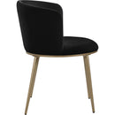  Color_Black/ Gold -- Meridian Skylar Dining Chair IMAGE 5