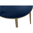  Color_Navy -- Skylar Navy Velvet Upholstered Dining Chair IMAGE 6