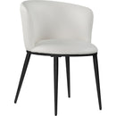  Color_White/ Black -- Meridian Skylar Dining Chair IMAGE 1