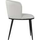  Color_White/ Black -- Meridian Skylar Dining Chair IMAGE 5